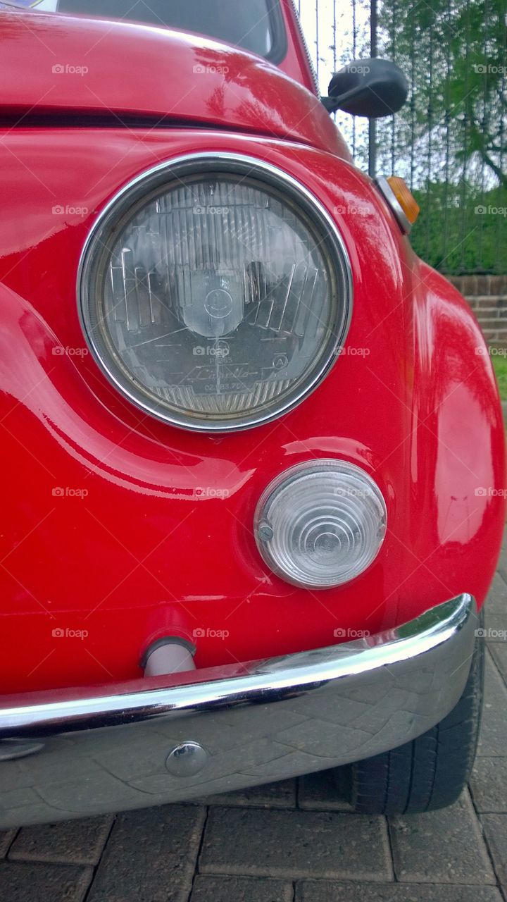 Fiat 500. Part of old Fiat 500