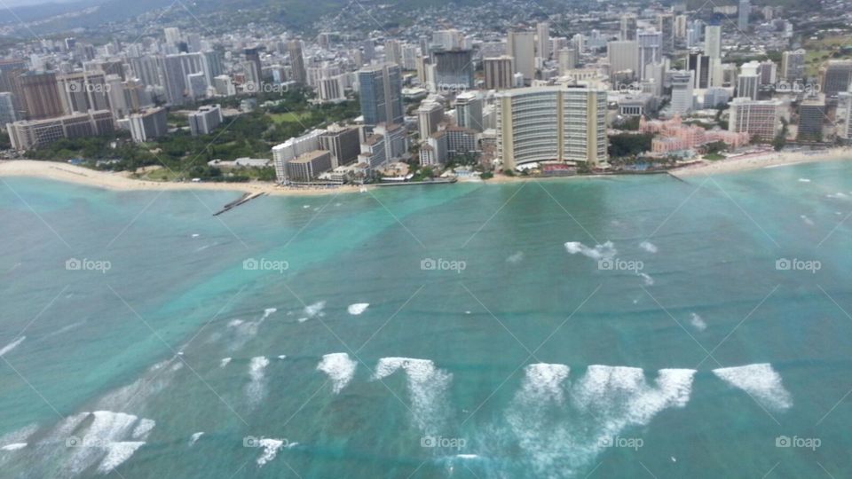 Hawaii... Oahu from helicopter