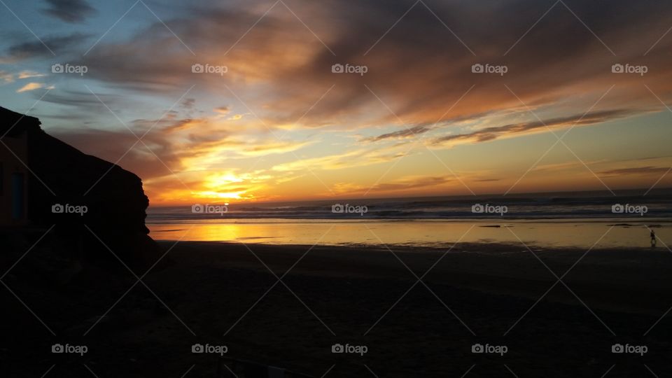 sunset Morocco