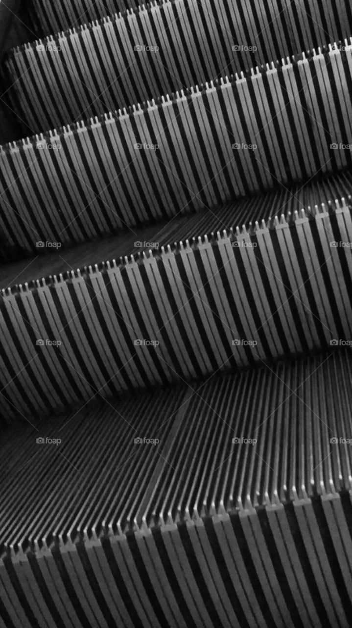 Escalator Stairs. escalator stairs in Atlanta airport
