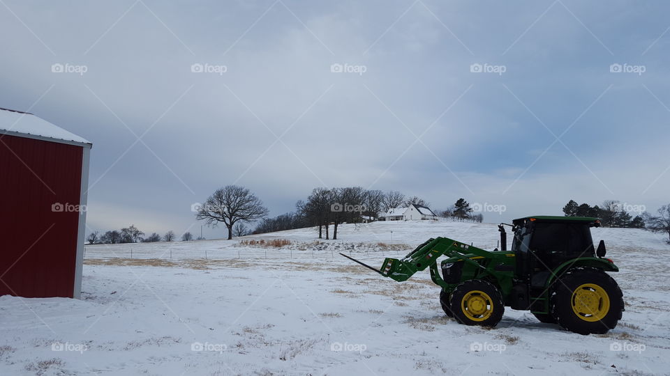 winter farm life