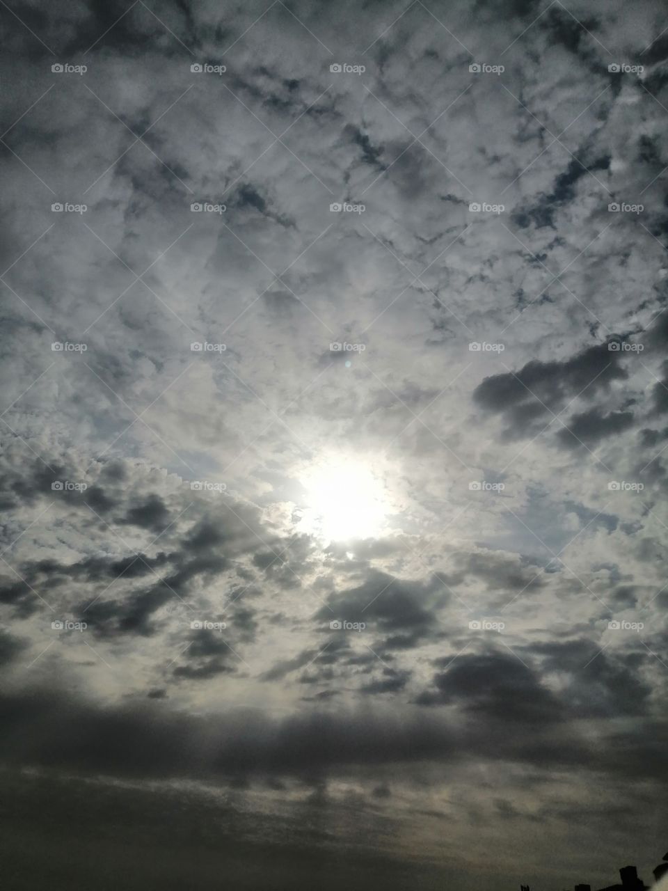 Sunlight with clouds