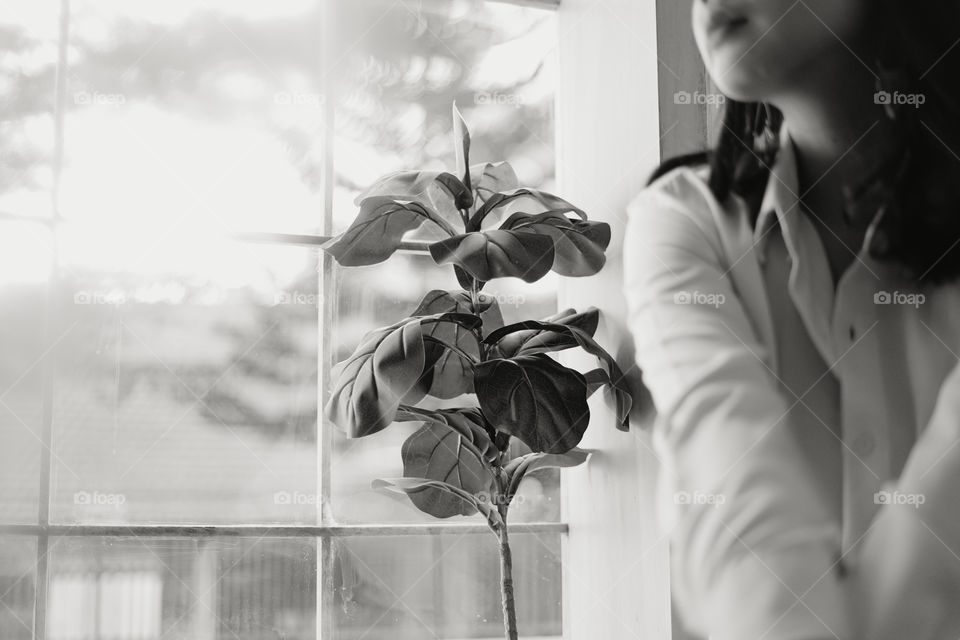 Girl and The Window