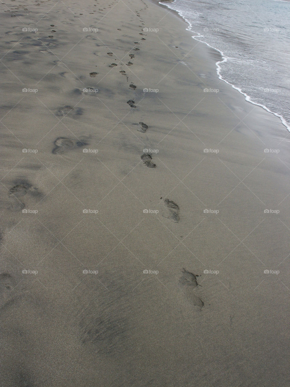 sand beach water sea by Titania