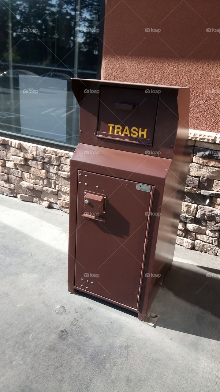 modern trash