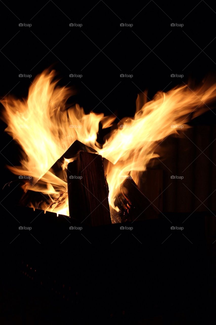 fire night bbq bonfire by lanocheloca