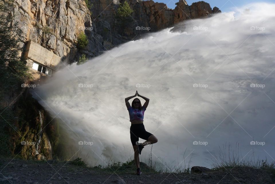 Waterjet#strong#nature#human#position