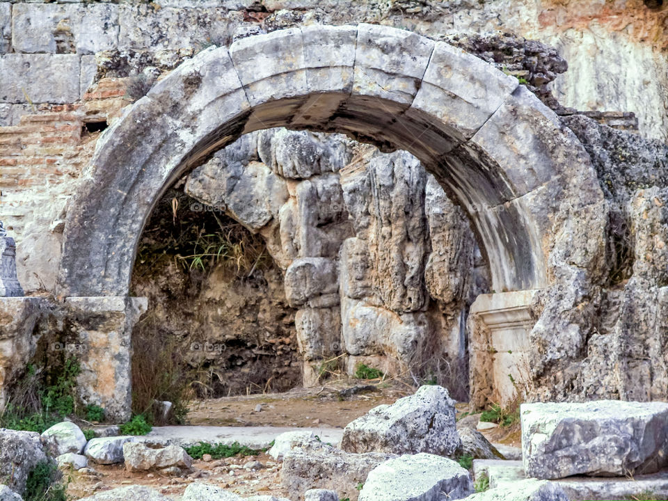 Ruinen in Perge Türkei