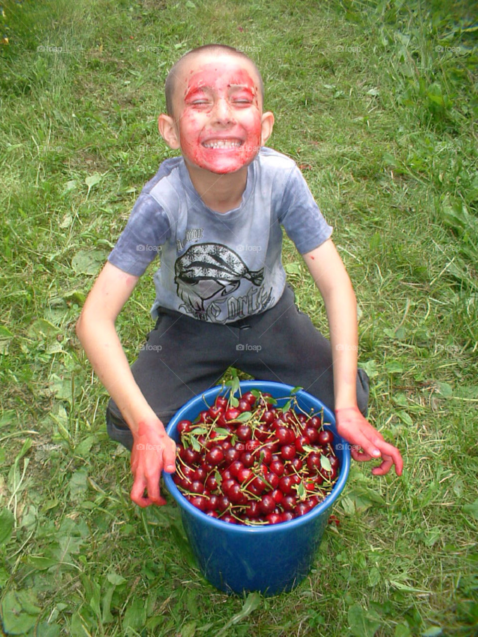 happy grass summer smile by arman