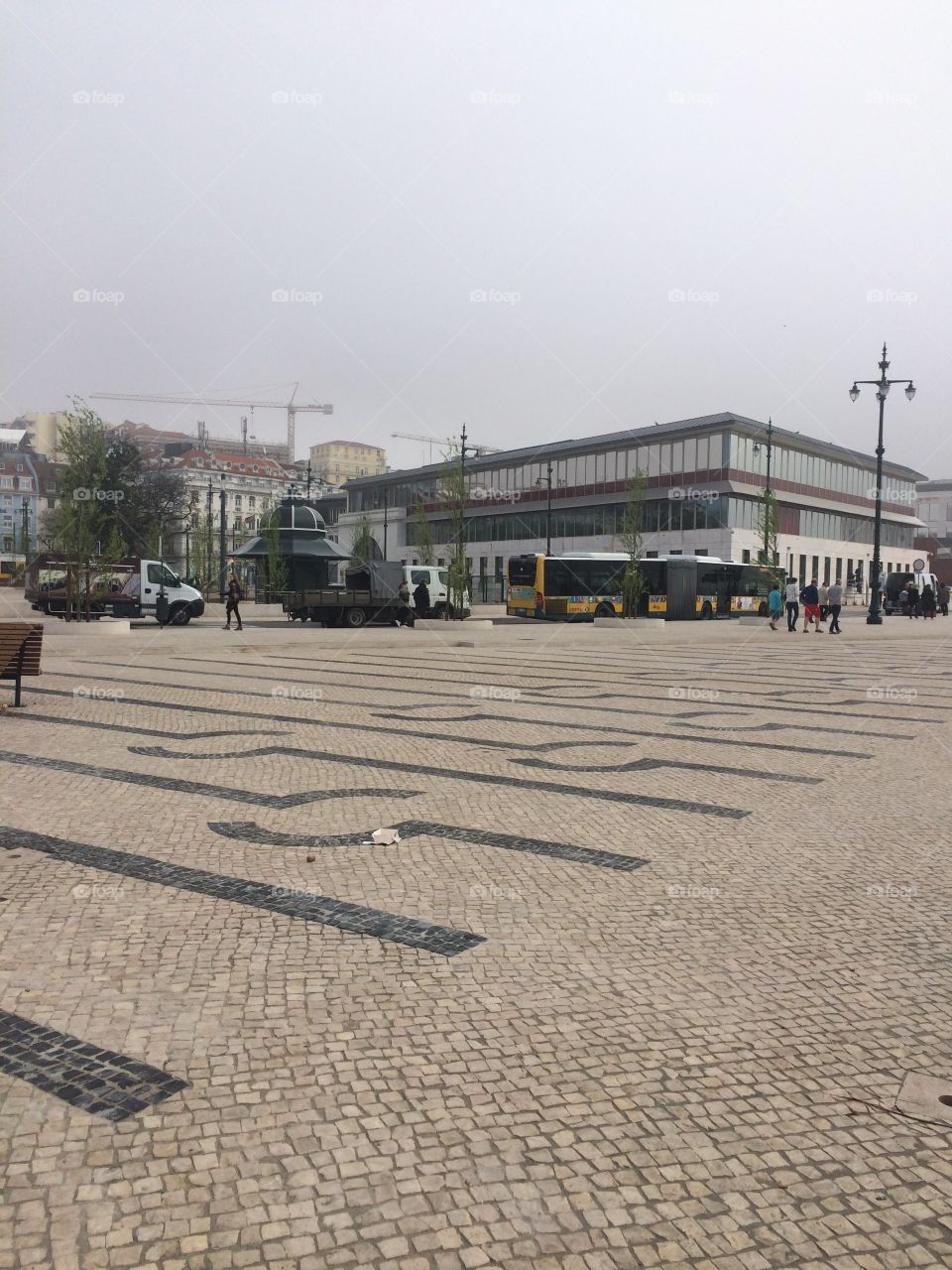 Turista area in Lisbon Portugal near to Cais Sodre 