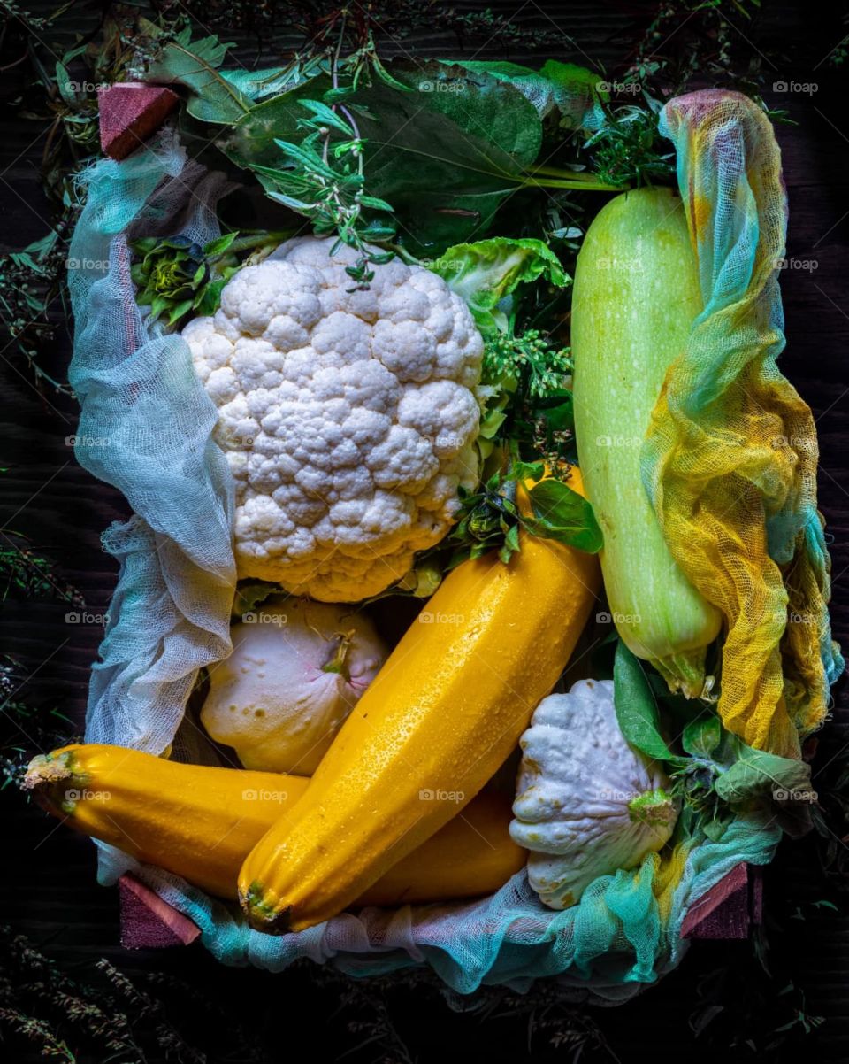 fresh vegetables harvest