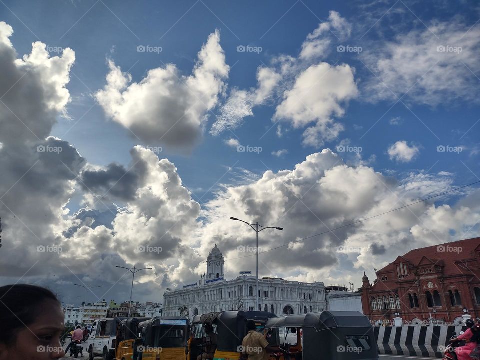 Ripon building long short took while shopping near Central, Chennai