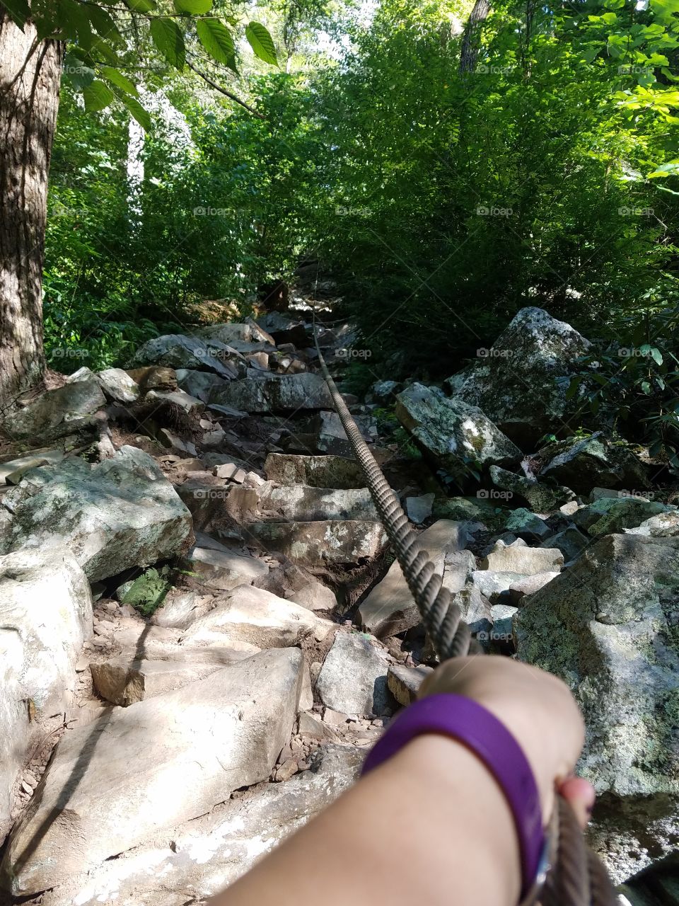 tiresome climb to the top