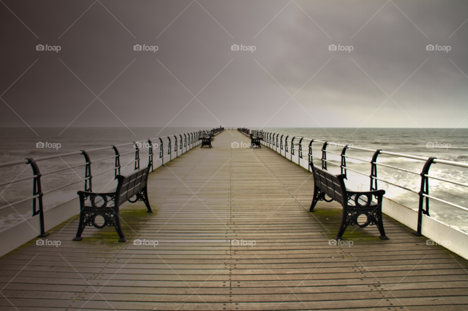 saltburn sky water pier by rich0710