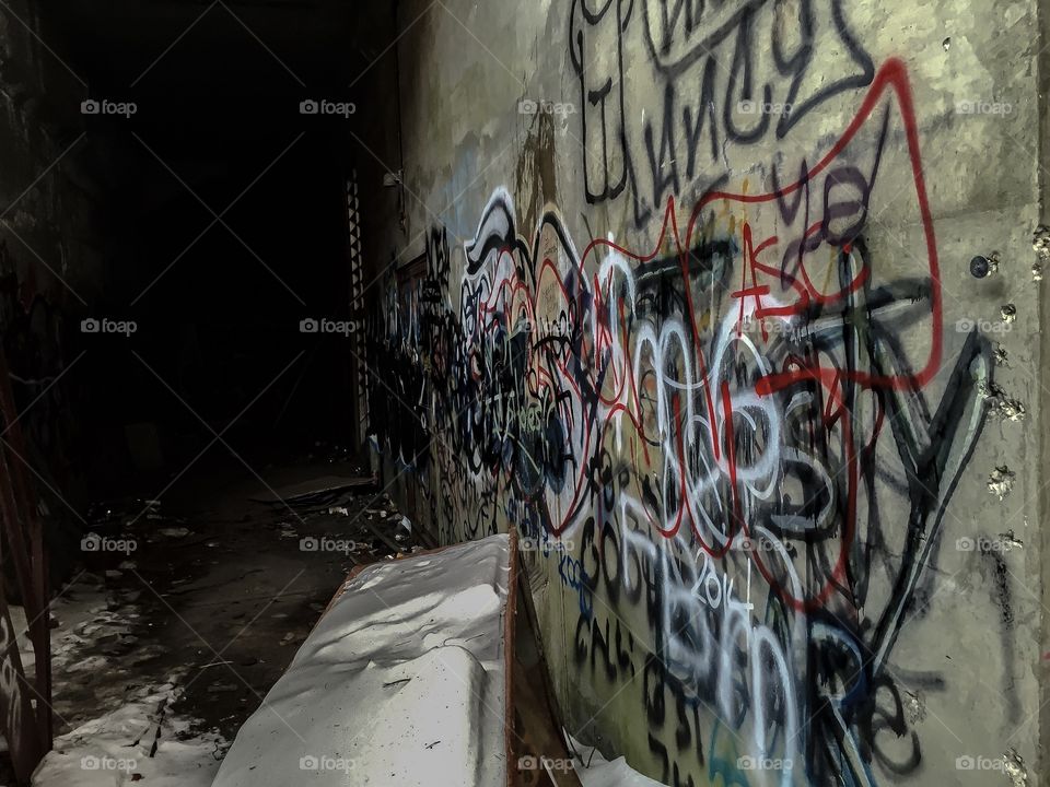 Graffiti, Vandalism, Wall, Abandoned, Street