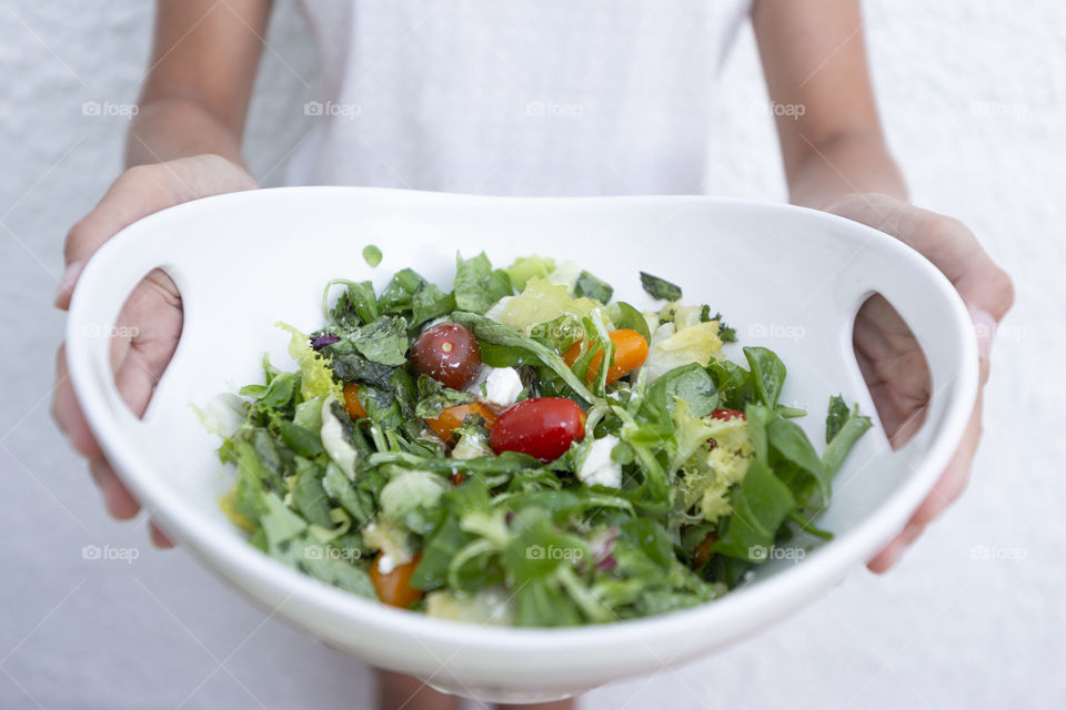 Healthy vegetarian food 