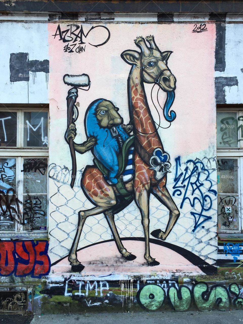 Street art in Ljubljana, Slovenia 
