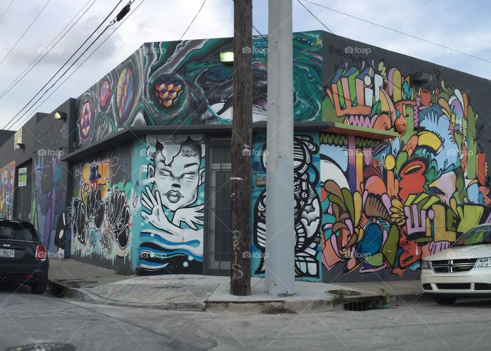 Art mural Miami art district