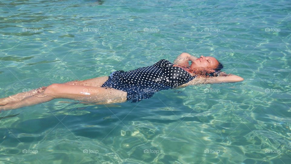 I can sleep in this bed maked from wonderful crystalline water forever