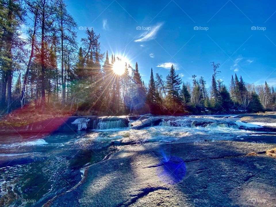 Rapids on the Canadian Shield 