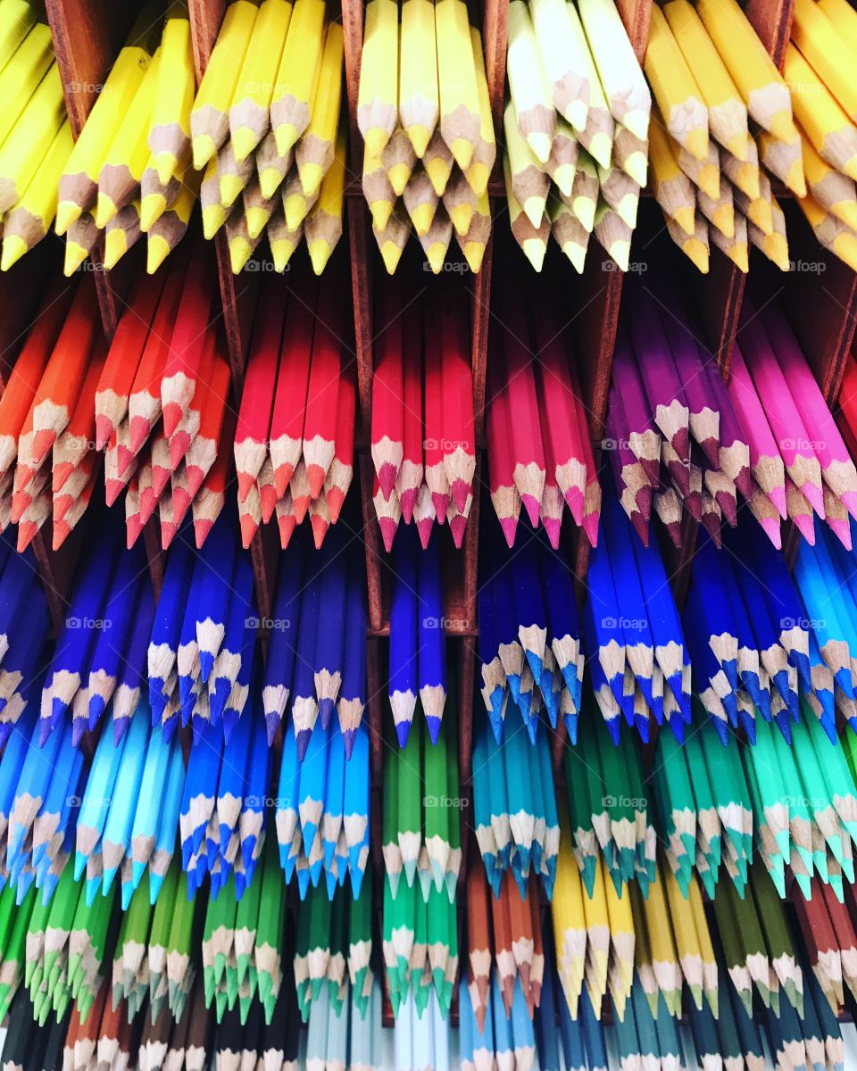 Colorful pencils 