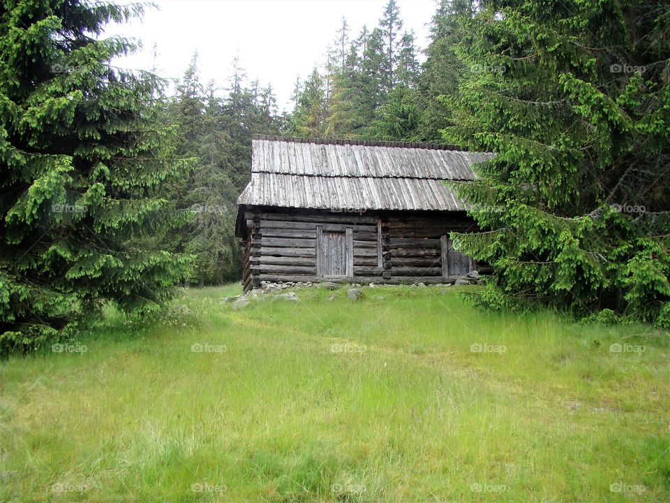 Barn in the Tatra Mountains, Poland