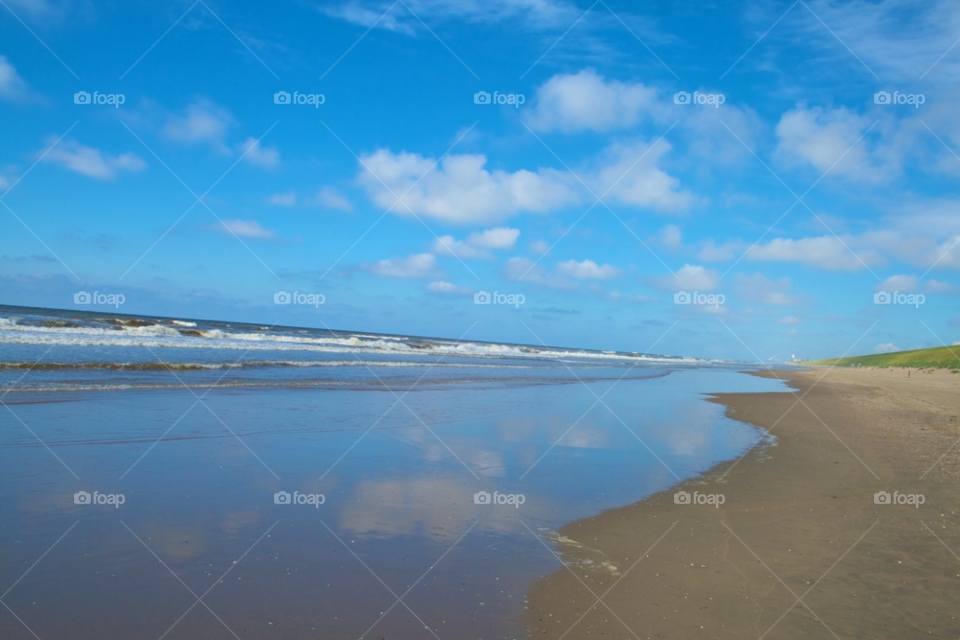 reflect reflection zandvoort beach by KathOnEarth