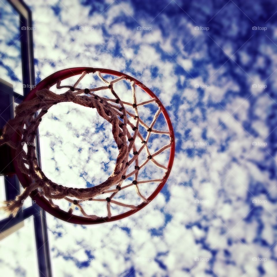 basketball hoop. playing basketball