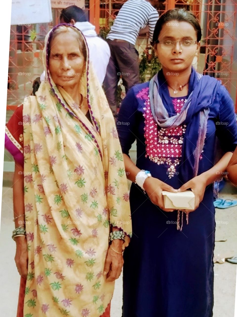 UP India during Varanasi Sankat Mochan Darshan