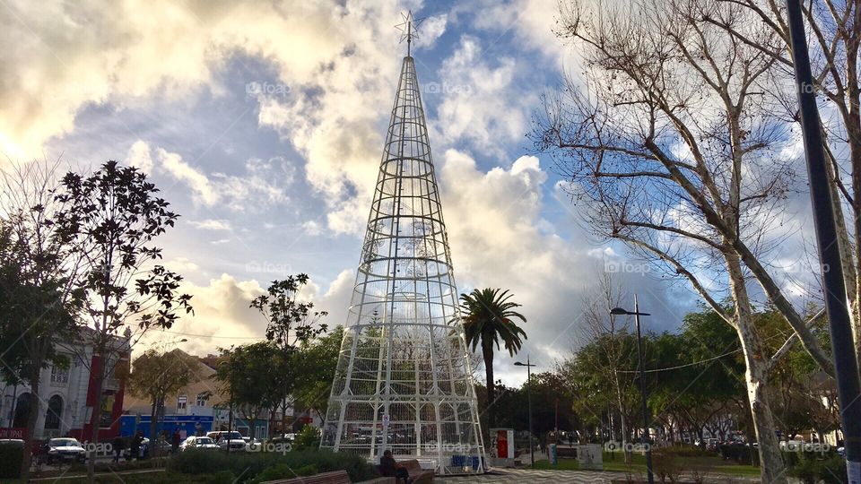 Modern christmas tree 