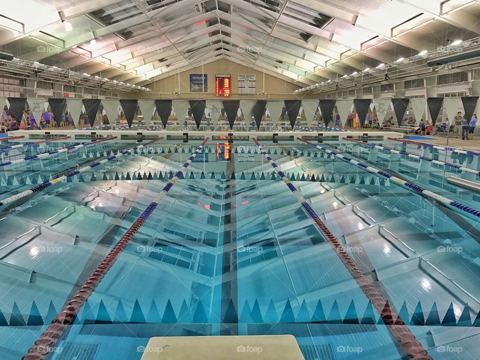 Swimming pool reflections