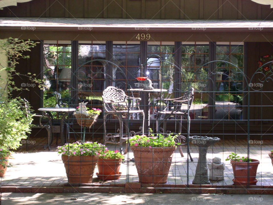 House, Garden, Patio, Architecture, Window