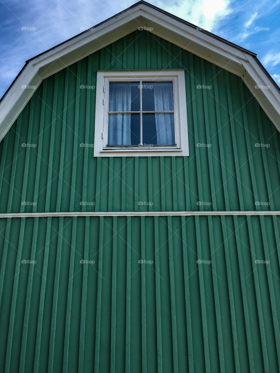 Close-up of green house