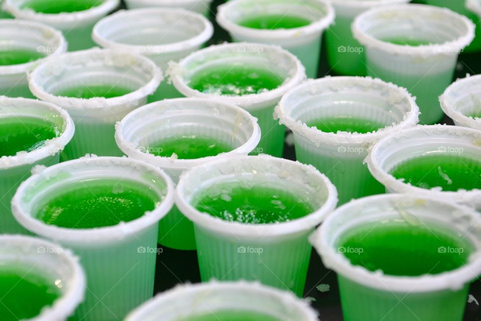 Green Jello Shots