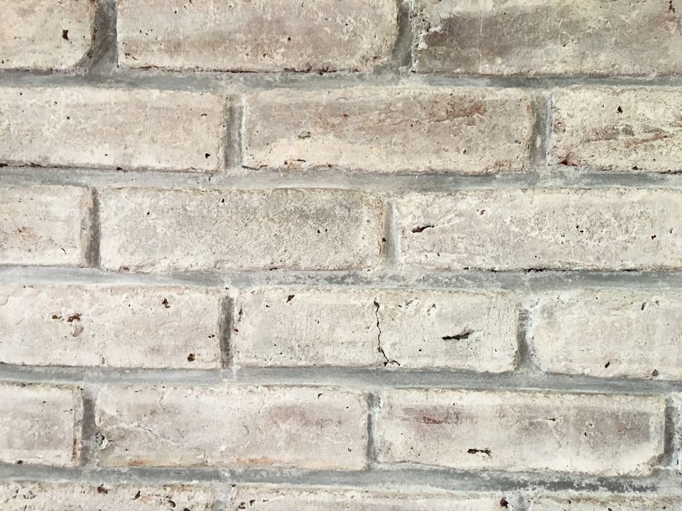 Whit washed brick