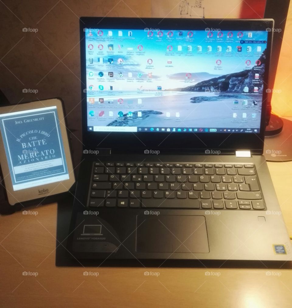 pc notebook Lenovo 520 e Kobo ereader