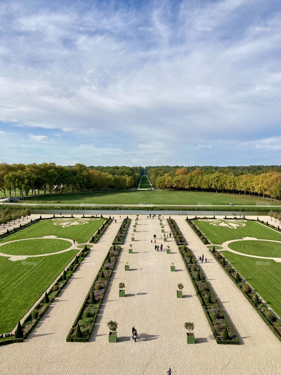 Castle of Chambord, october 2020, France