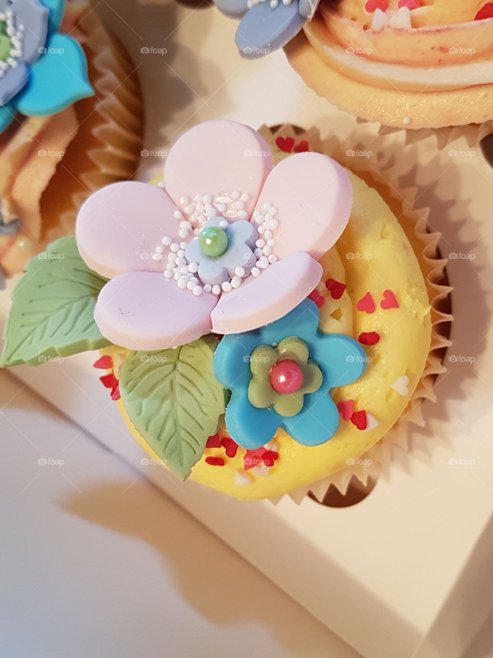 decorated cupcake