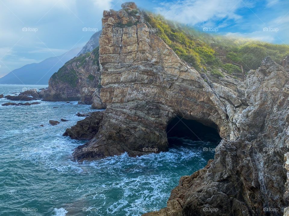 Beautiful sea side natural landscape