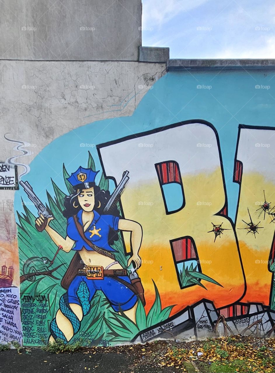 streetart in St Denis