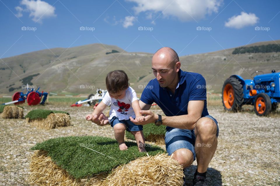 playing with dad