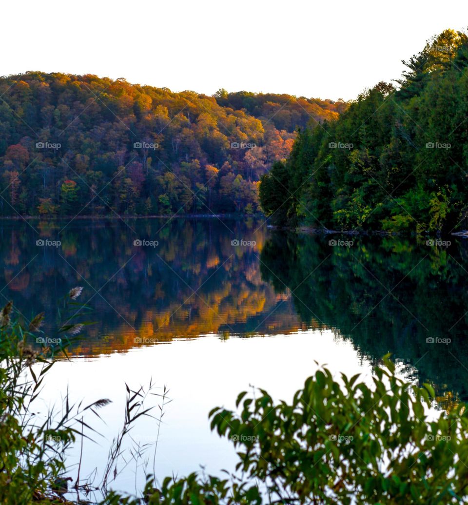 Green lakes in upstate New York 