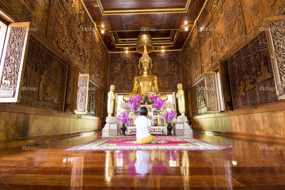 Beautiful Temple at Phetchaburi Thailand 