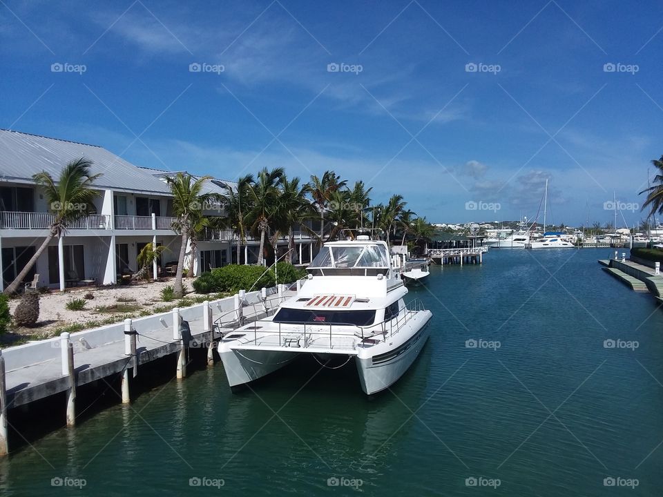 yacht at dock