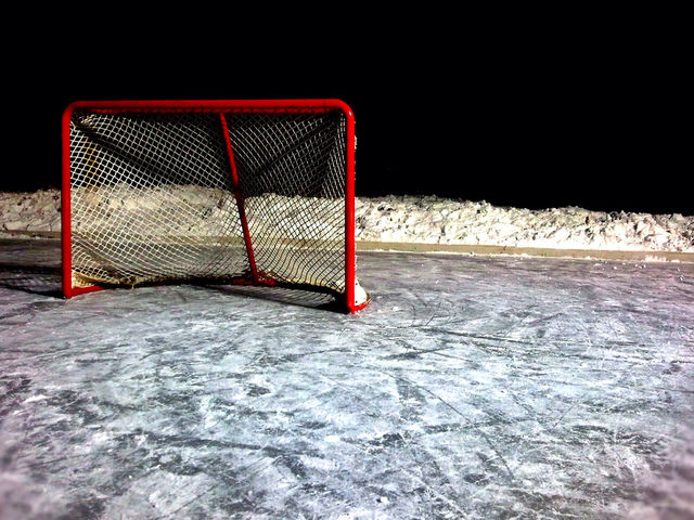 winter sport hockey ice by javidog