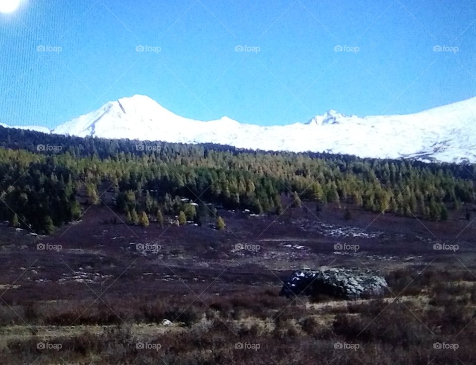 Altay retro гора Mountain