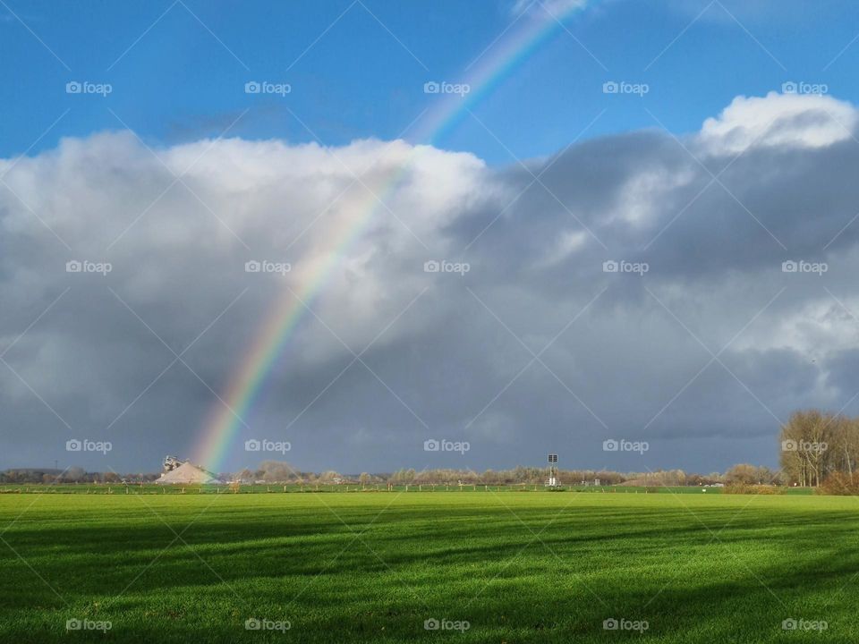 A pot of gold awaits at the end of the rainbow