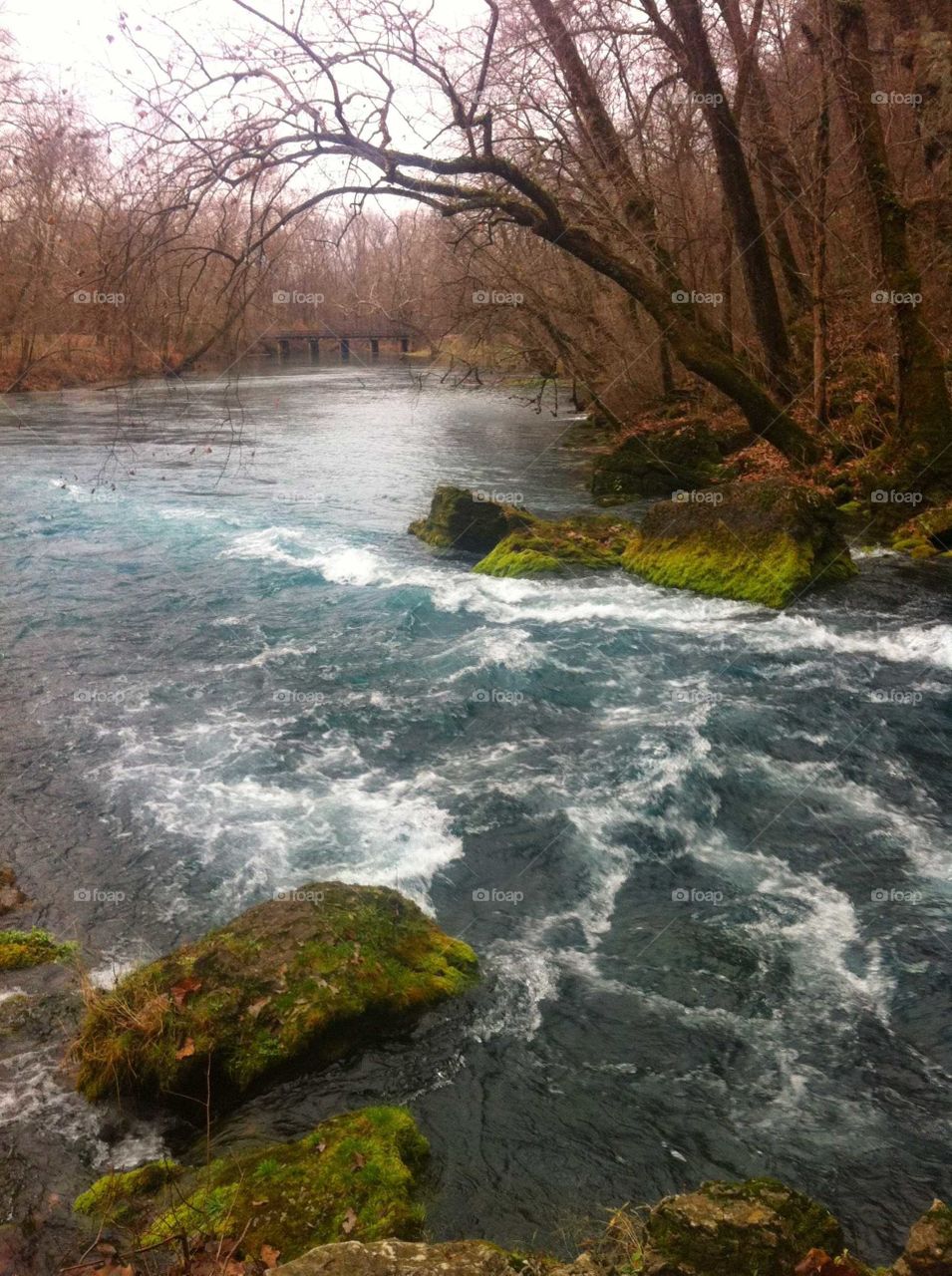 rushing rapids