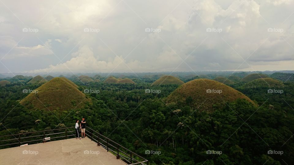 Chocolate Hills in Carmen Bohol, Philippines