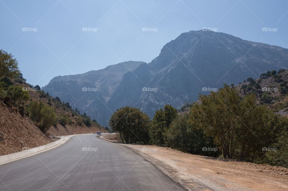 Mountain, Road, Travel, No Person, Nature